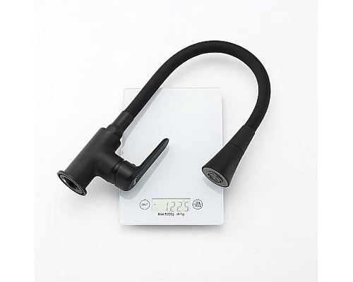 Купить Смеситель для кухни Frap H17-6 F4417-6 Черный матовый в магазине сантехники Santeh-Crystal.ru