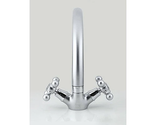 Заказать Смеситель для кухни Frap H19-1 F4219-1 Хром матовый в магазине сантехники Santeh-Crystal.ru