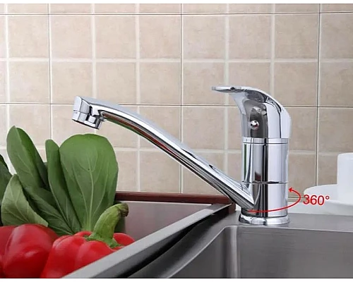 Купить Смеситель для кухни Frap H36 F4536 Хром в магазине сантехники Santeh-Crystal.ru