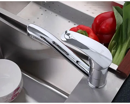 Купить Смеситель для кухни Frap H36 F4536 Хром в магазине сантехники Santeh-Crystal.ru
