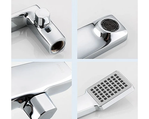 Заказать Смеситель на борт ванны Frap H46 F1146 Хром в магазине сантехники Santeh-Crystal.ru