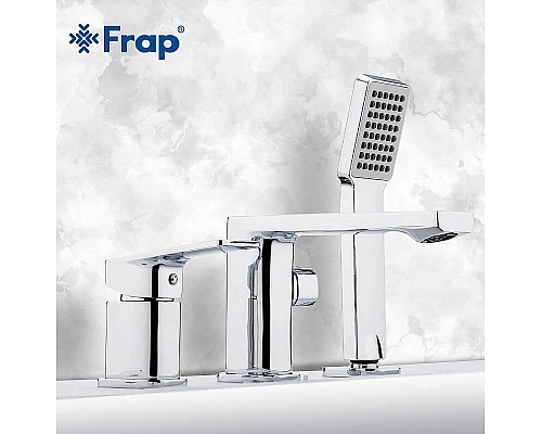 Заказать Смеситель на борт ванны Frap H46 F1146 Хром в магазине сантехники Santeh-Crystal.ru