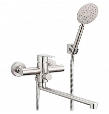 Смеситель для ванны Frap H48 F2248 универсальный Сатин