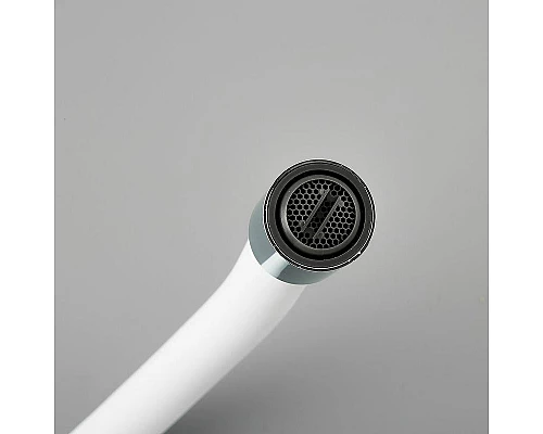 Заказать Смеситель для кухни Frap H49 F4049 Белый Хром в магазине сантехники Santeh-Crystal.ru