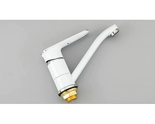 Купить Смеситель для кухни Frap H49 F4549 Белый Хром в магазине сантехники Santeh-Crystal.ru