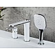 Купить Смеситель на борт ванны Frap H49 F1149 Белый Хром в магазине сантехники Santeh-Crystal.ru