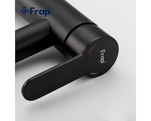 Заказать Смеситель для раковины Frap H801 F10801-62 Черный матовый в магазине сантехники Santeh-Crystal.ru