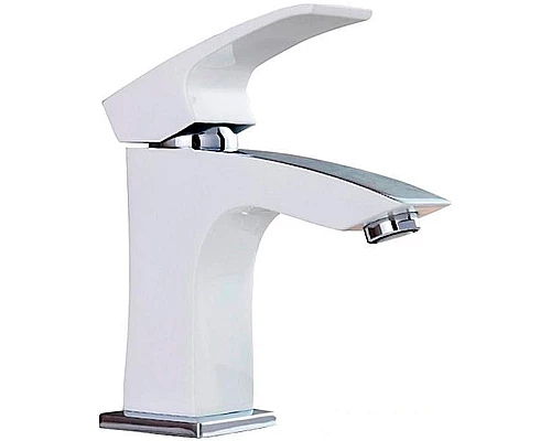 Заказать Смеситель для раковины Gappo G07 G1007-7 Белый Хром в магазине сантехники Santeh-Crystal.ru