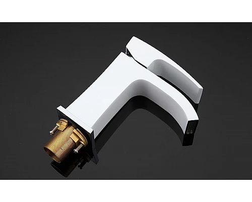 Купить Смеситель для раковины Gappo G07 G1007-8 Белый Хром в магазине сантехники Santeh-Crystal.ru