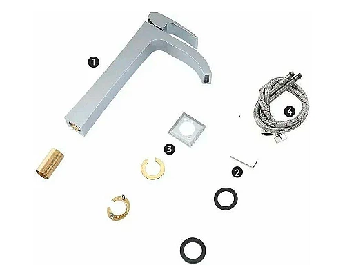 Купить Смеситель для раковины Gappo G07 G1007-81 Хром в магазине сантехники Santeh-Crystal.ru