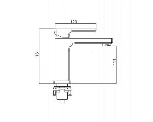 Купить Смеситель для раковины Gappo G17-8 G1017 Белый в магазине сантехники Santeh-Crystal.ru
