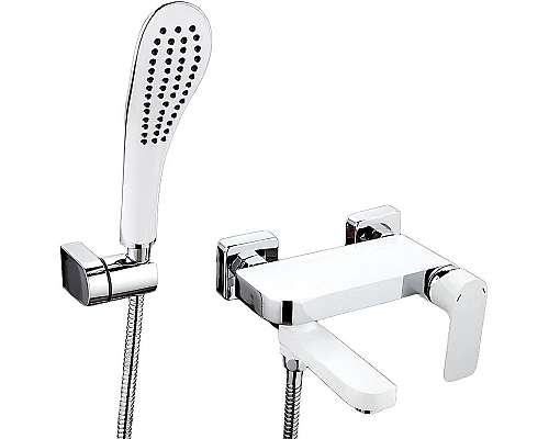 Купить Смеситель для ванны Gappo G48 G3248 Белый Хром в магазине сантехники Santeh-Crystal.ru