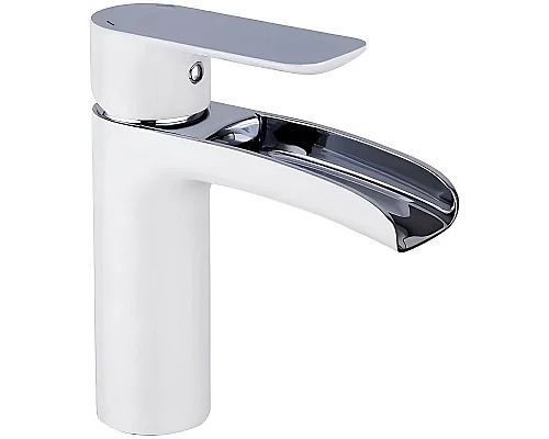 Купить Смеситель для раковины Gappo G48 G1048-8 Белый Хром в магазине сантехники Santeh-Crystal.ru