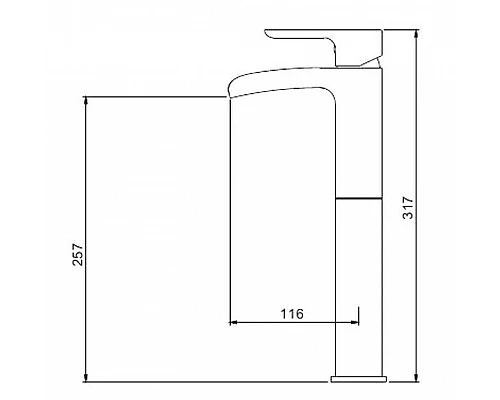 Заказать Смеситель для раковины Gappo G48 G1048-31 Белый Хром в магазине сантехники Santeh-Crystal.ru