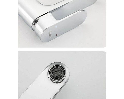 Приобрести Смеситель для раковины Gappo G83 G1083-2 Хром в магазине сантехники Santeh-Crystal.ru