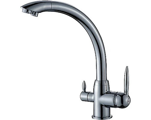 Приобрести Смеситель для кухни Haiba HB76845 Хром в магазине сантехники Santeh-Crystal.ru