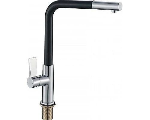 Заказать Смеситель для кухни Haiba HB70501-7 Хром Черный в магазине сантехники Santeh-Crystal.ru
