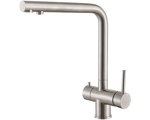 Заказать Смеситель для кухни Haiba HB70304-1 Нержавеющая сталь в магазине сантехники Santeh-Crystal.ru