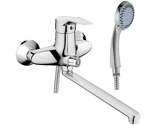 Заказать Смеситель для ванны Haiba HB2263 универсальный Хром в магазине сантехники Santeh-Crystal.ru