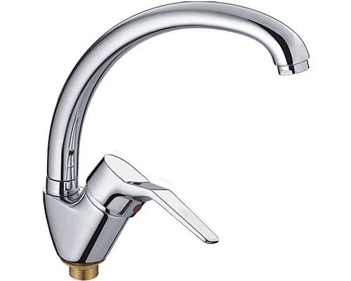 Приобрести Смеситель для кухни Haiba HB4163-2 Хром в магазине сантехники Santeh-Crystal.ru