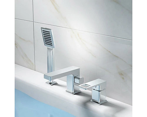 Приобрести Смеситель на борт ванны Haiba HB80615 Хром в магазине сантехники Santeh-Crystal.ru