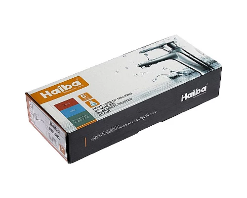 Заказать Смеситель для кухни Haiba HB4203 Хром в магазине сантехники Santeh-Crystal.ru