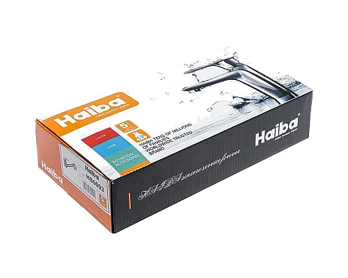 Приобрести Смеситель для кухни Haiba HB6003 Хром в магазине сантехники Santeh-Crystal.ru