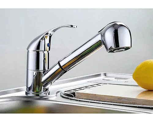 Приобрести Смеситель для кухни Haiba HB6003 Хром в магазине сантехники Santeh-Crystal.ru