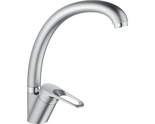 Приобрести Смеситель для кухни Haiba HB4113-1 Хром матовый в магазине сантехники Santeh-Crystal.ru