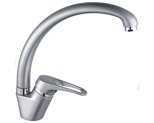 Приобрести Смеситель для кухни Haiba HB4113-1 Хром матовый в магазине сантехники Santeh-Crystal.ru