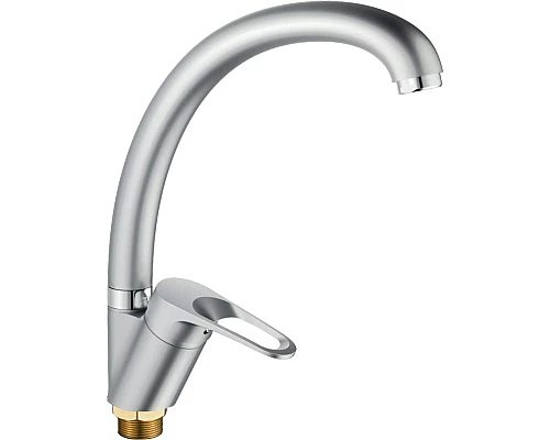 Купить Смеситель для кухни Haiba HB4313-1 Хром матовый в магазине сантехники Santeh-Crystal.ru