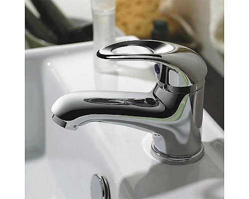 Приобрести Смеситель для раковины Haiba HB1015 Хром в магазине сантехники Santeh-Crystal.ru