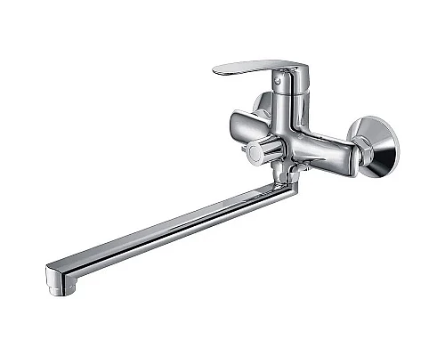 Заказать Смеситель для ванны Haiba HB22183 универсальный Хром в магазине сантехники Santeh-Crystal.ru