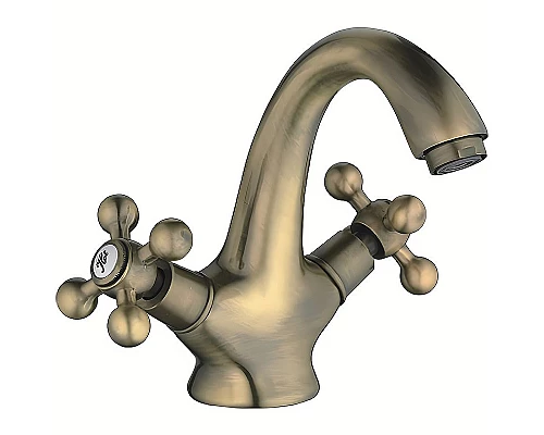 Купить Смеситель для раковины Haiba HB1019-4 Бронза в магазине сантехники Santeh-Crystal.ru