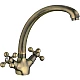 Приобрести Смеситель для кухни Haiba HB4219-4 Бронза в магазине сантехники Santeh-Crystal.ru