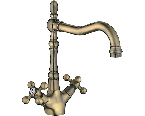 Купить Смеситель для кухни Haiba HB4419-4 Бронза в магазине сантехники Santeh-Crystal.ru