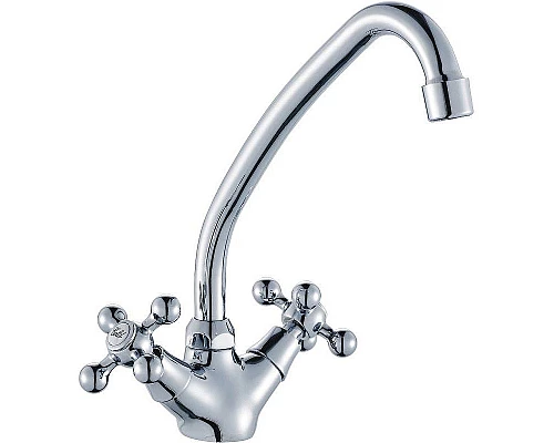 Купить Смеситель для кухни Haiba HB4519 Хром в магазине сантехники Santeh-Crystal.ru