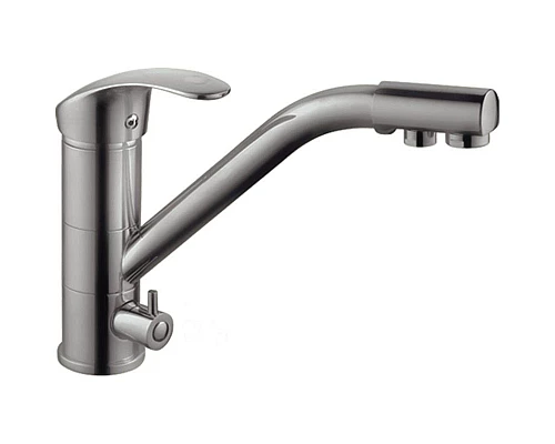 Приобрести Смеситель для кухни Haiba HB4321-5 Сатин в магазине сантехники Santeh-Crystal.ru