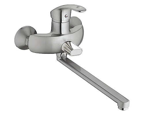 Приобрести Смеситель для ванны Haiba HB2221-5 универсальный Сатин в магазине сантехники Santeh-Crystal.ru