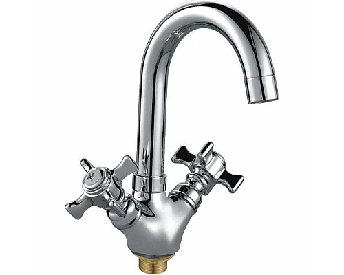 Купить Смеситель для кухни Haiba HB4524 Хром в магазине сантехники Santeh-Crystal.ru