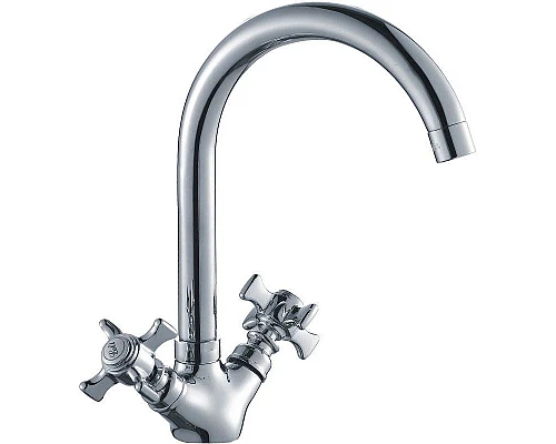 Купить Смеситель для кухни Haiba HB4624 Хром в магазине сантехники Santeh-Crystal.ru