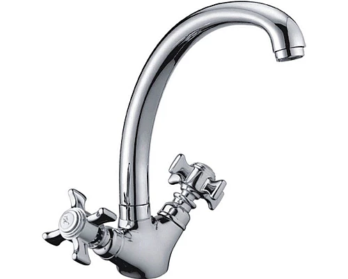 Купить Смеситель для кухни Haiba HB4724 Хром в магазине сантехники Santeh-Crystal.ru