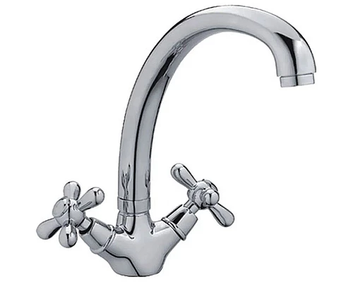 Приобрести Смеситель для кухни Haiba HB4325 Хром в магазине сантехники Santeh-Crystal.ru