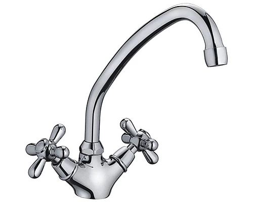 Приобрести Смеситель для кухни Haiba HB4125 Хром в магазине сантехники Santeh-Crystal.ru