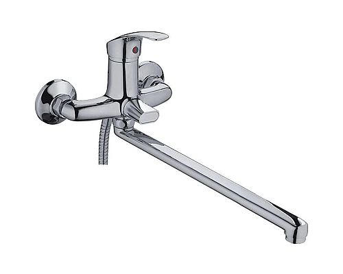 Купить Смеситель для ванны Haiba HB2236 универсальный Хром в магазине сантехники Santeh-Crystal.ru