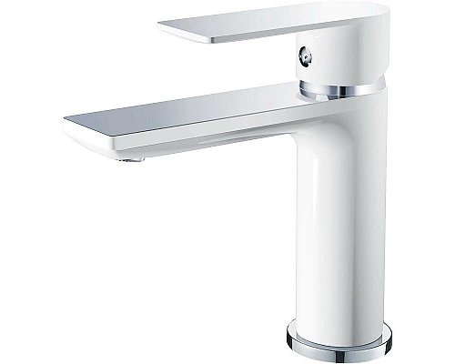 Приобрести Смеситель для раковины Haiba HB10505-8 Белый Хром в магазине сантехники Santeh-Crystal.ru