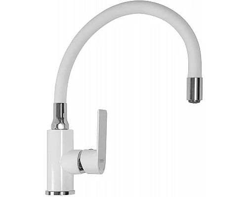 Заказать Смеситель для кухни Haiba HB73505-8 Белый Хром в магазине сантехники Santeh-Crystal.ru