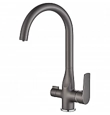 Смеситель для кухни Haiba HB76533-3 Пепельный