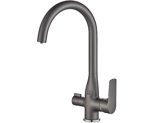 Приобрести Смеситель для кухни Haiba HB76533-3 Пепельный в магазине сантехники Santeh-Crystal.ru