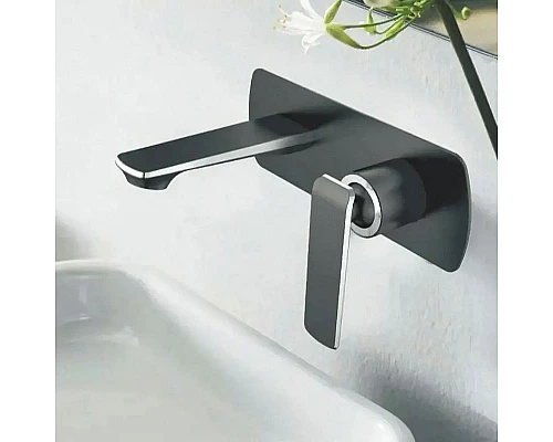 Приобрести Смеситель для раковины Haiba HB80548-7 Черный Хром в магазине сантехники Santeh-Crystal.ru